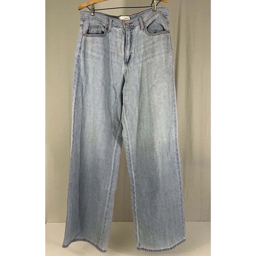Universal Thread Relaxed Wide Leg Jeans Sz 8 Women’s Cotton High Rise Y2K Style